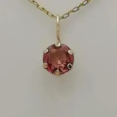 ジ*ョ様 14KWG ピンクトルマリン？ネックレス　18KWGチェーン　美品 14KWG ピンクトルマリン？ネックレス 18KWGチェーン 美品 - メルカリ