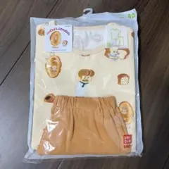 【新品】UNIQLO ぱんどろぼう パジャマ 80サイズ