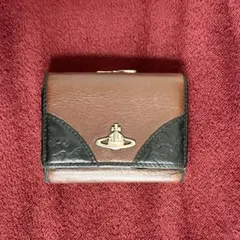 【VivienneWestwood】 希少 三つ折財布 ブラウン オーブ
