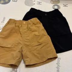 UNIQLO 子供用 ハーフパンツ 110 2点セット