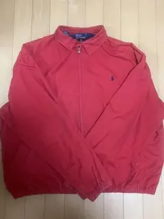 Ralph Lauren 80s～90s レッド ジップアップジャケット