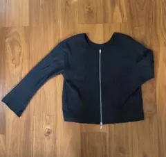 チャオパニックティピー　ベルスリーブ　カーディガン　黒　XXL　140-150