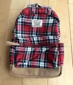 リュック　チェック　秋冬