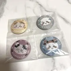 ちいかわ 刺繍缶バッジ モモンガ 古本屋 シーサー ラッコ Biscuit2
