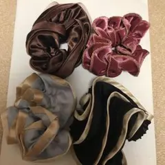 シュシュ色々４個