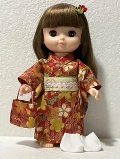 ソランちゃん、メルちゃんの春待ち着物❣️ [お手軽バージョン]土日限定セール❗️