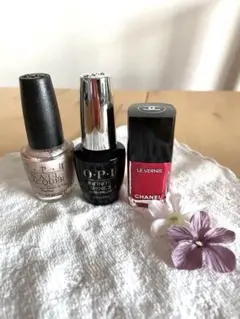 OPI ネイル& トップコート, CHANEL Le Vernis 3本セット