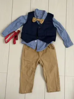キッズ フォーマル セットアップ 蝶ネクタイ付き