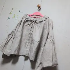 nest Robe ネストローブ⭐︎麻グレー杢ハイゲージニット⭐︎美品