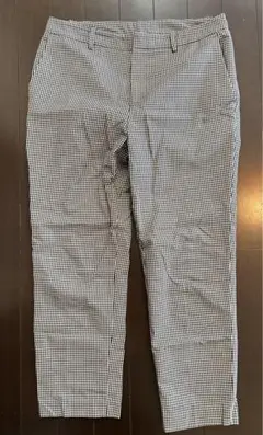 UNIQLO ユニクロ レディース テーパードパンツ クロップドパンツ チェック