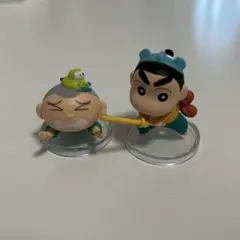 クレヨンしんちゃん ガチャガチャ ならぶんです。 しんちゃん＆まさお