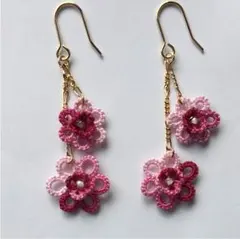 タティングレース ピアス