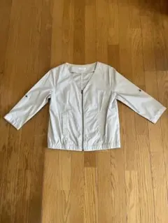 ［ハニーズ　薄手はおりもの　ノーカラージャケット