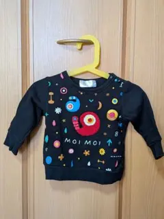 カラフル刺繍 長袖トレーナー