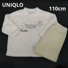 ユニクロ　UNIQLO　スヌーピー　パジャマ　長袖　フリース　キッズ　110cm
