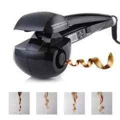 ★８秒自動巻き！かんたん巻き髪☆オートカール ミラーカール ミラカール ブラック