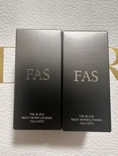新品未使用 FAS ザ ブラックナイトリペア リップマスク 12g×2個セット 