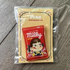 【新品未使用】ペコちゃん アクリルクリップ ミルキー