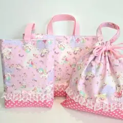 3点セット レッスンバッグ 上履き入れ 体操着袋・お着替え袋 入れ 入園入学