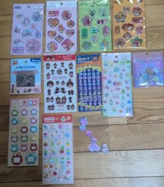 セリア　ウォーターシール　カプセルシール　おはじきシール　ぷくぷくシール