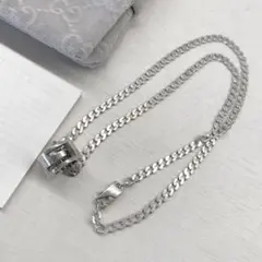 【超美品】GUCCI ネックレス トップ＋社外喜平チェーン 925 男女兼用 超美品】GUCCI ネックレス トップ＋社外喜平チェーン 925 男女兼用