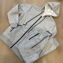 NEW SPORT デザイン パンツセットアップ グレー