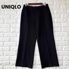 ユニクロ スウェット パンツ ワイド 黒 LL シンプル カジュアル 着回し