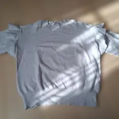 OPAQUE.CLIP ライトグレー ニットセーター 長袖