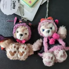 ダッフィー&シェリーメイ　ぬいぐるみストラップ