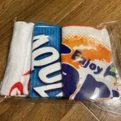 昭和【新品・匿名無料】コカ・コーラ　アクエリアス　ファンタ　ハンド タオル 3個