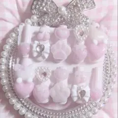 ♥ ネイルチップ 量産型 つけ爪 ピンク 地雷系 平成女児 ポイント ロング