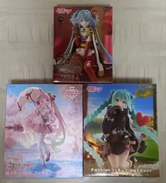 初音ミク フィギュア ③個セット