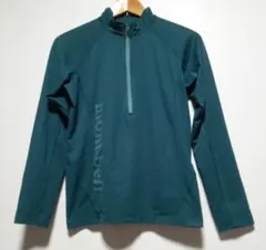 ほぼ未使用 モンベル 春夏／軽量 クールライト ロングスリーブジップシャツ 長袖