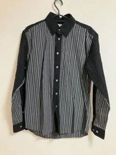 BIGLlDUE ストライプデザイン長袖シャツ Mサイズ