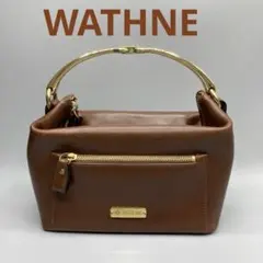 WATHNE ワセネ　ヴィンテージ・ レザーハンドバッグ