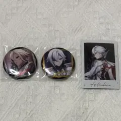 原神 召使 アルレッキーノ fesチェキ 缶バッジ - メルカリ