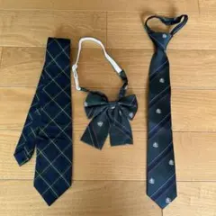 ネクタイ・リボンセット チェック・ストライプ