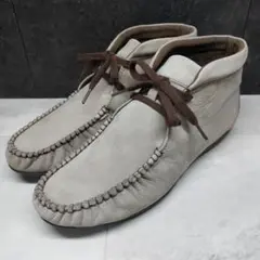 未使用級 アシックス ペダラ チャッカブーツ 24cm 3E ヌバック