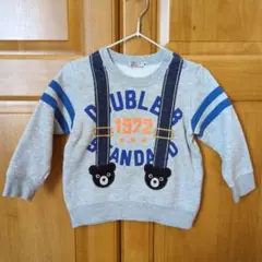 ミキハウスダブルビー トレーナー 90cm