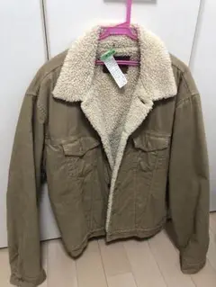 ボア デニムジャケット