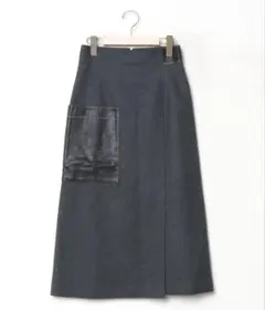 ルシェルブルー　FauxLeatherPatchedSkirtのサムネイル