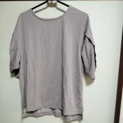 SHOP TK半袖 Tシャツ スリットスリーブ グレージュ Мサイズ位のサムネイル