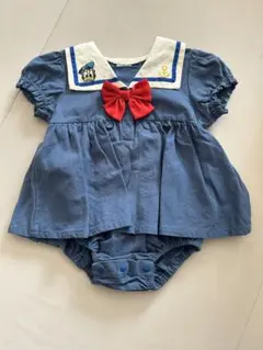 ドナルドダック ロンパース80cm バースデイ ディズニー