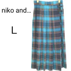 なつなつこなつ様専用 ニコアンド ［Ｌ］チェック柄プリーツスカート