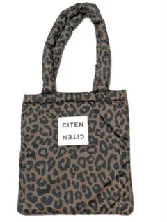 CITEN レオパード柄 パフィートート　バッグ　大人ミューズ付録