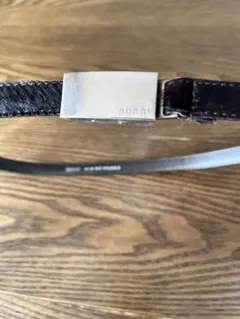 GUCCI ダークブラウン　ハラコ　ベルト