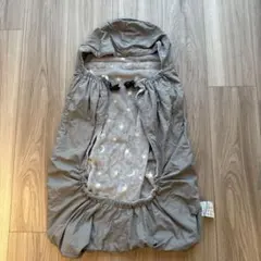 抱っこ紐用ケープ　冬用 グレー 星と月デザイン　ニトリ