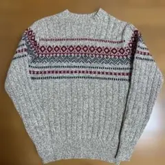 L.L.Bean エルエルビーン ノルディック柄ニット・セーター Lサイズ