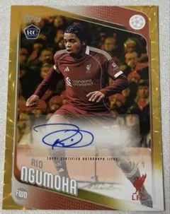 Rio Ngumoha 直筆サイン 1/1 Topps RC Liverpool