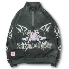 GALFY × KUROMI コラボ ジップパーカー XL ダメージ加工 - メルカリ